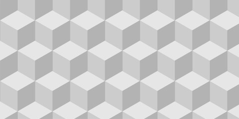 Abstract wall structure paper white cubic square shape texture. minimal cube geometric wallpaper floor. vector isometric diamond hexagon triangle mosaic background.