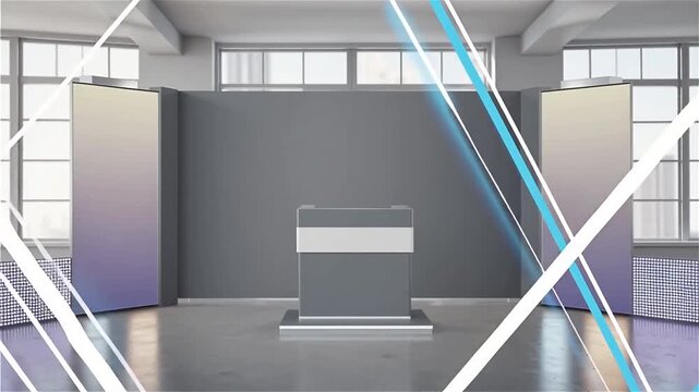 Abstract diagonal lines motion, professional presentation background