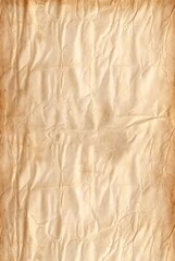 Aged parchment paper texture with subtle creases and warm yellow tint on seamless background. Vintage tactile aesthetic, calming All the Feels trend.
