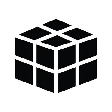 rubik glyph icon illustration vector graphic.eps