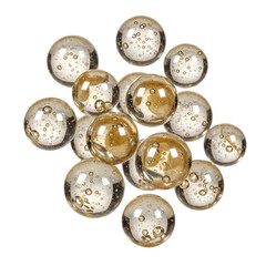 &ldquo;Golden and Clear Glass Bead Bouquet &ndash; Sparkling Jewelry Craft embellishments&rdquo;
