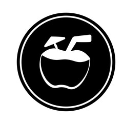 Icon feel with summer time and white background