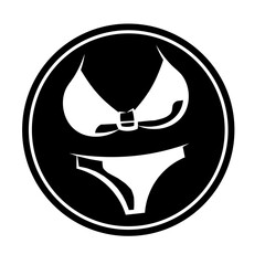 Icon feel with summer time and white background