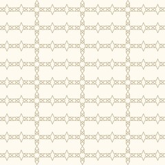 Obraz premium Minimalist Islamic Star Grid Pattern for Ramadan Decoration