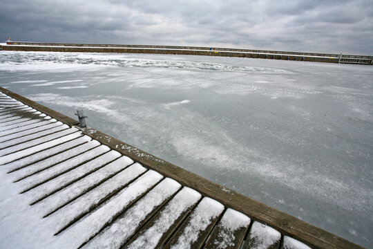 Harbor of Rungsted Kyst in Danmark