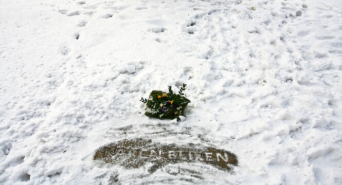 Karen Blixen grave  Rungstedlund, in Rungsted, north of Copenhagen