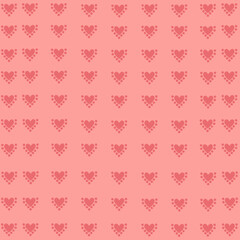 Pink Butterfly Pattern on Solid Background.