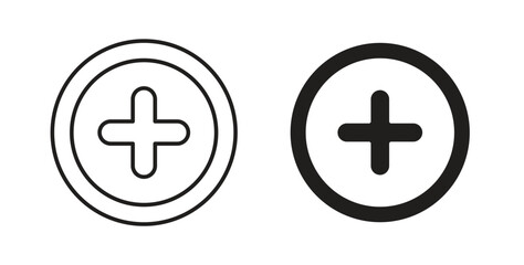 Obraz premium Hospital signs element for design projects