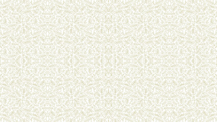 Fototapeta premium Seamless beige tiny leaf pattern
