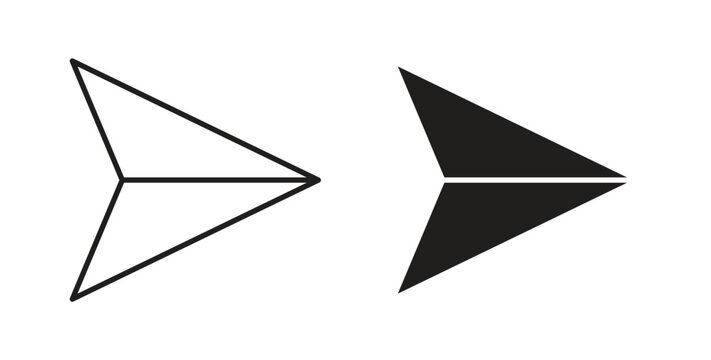 Send icon element for design projects