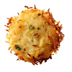 Batata vada potato fritter, isolated on transparent background