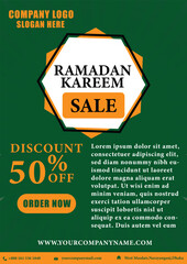 Ramadan Kareem Sale Promotion Flyer