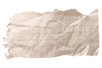 Obraz premium crumpled paper texture line piece Torn