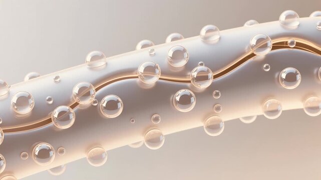Macro hair repair technology with moisture bonding and protective layer
