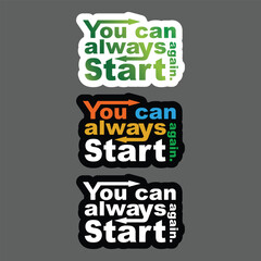 Fototapeta premium Motivational quote 