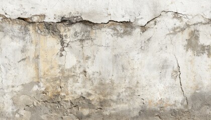 Obraz premium Grunge Cracked Concrete Wall Texture Background in Beige and Gray