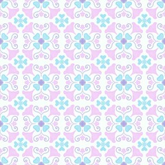 seamless floral pattern, pastel, flower, background, wallpaper 
