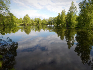 Pond in the Lermontov estate.