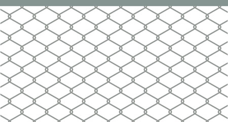 Fototapeta premium 金網フェンスの背景素材イラスト