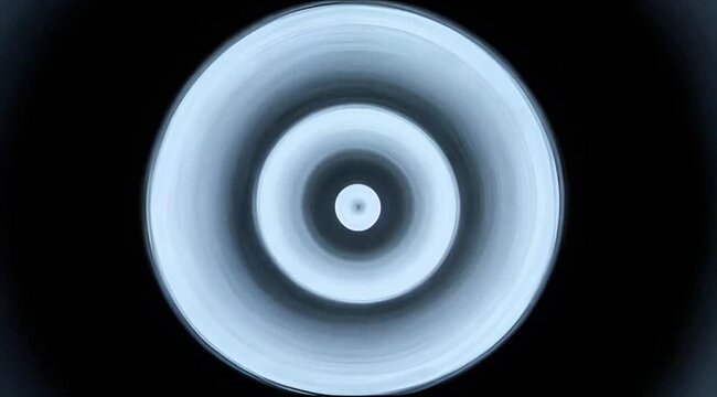 Creative digital projects visualized through concentric circles in 4K, seamless continuous looping animation