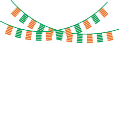 Obraz premium St. Patrick's Day Flag Decoration