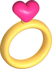 golden wedding rings, gold ring with pink heart gemstone