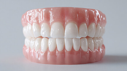 Obraz premium Human Teeth and Gums Anatomy. Dental Model.