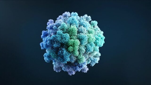 btv virus - colorful spherical virus