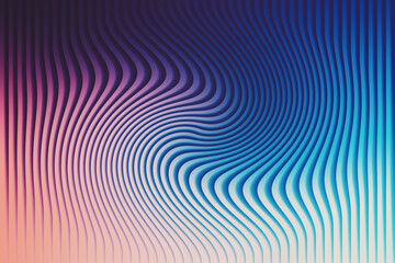 Fototapeta premium Vibrant gradient background with wavy lines in blue, purple, and orange hues
