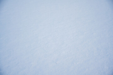 Obraz premium High angle full frame background of fresh white snow texture in Korea