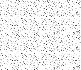 Seamless Black Polka Dot Pattern on White Background, Minimalist Abstract Circle Texture for Multi-Purpose Design
