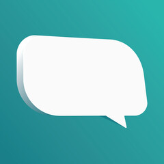 Speech bubble blank frame, text quote box, message