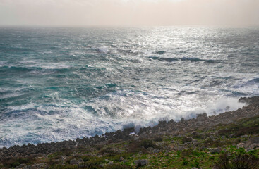 Onde sulla scogliera - Salento