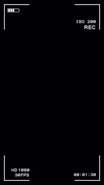 Recording video overlay with vertical mode for phone video 1 to 3 minutes 4k alpha channel 