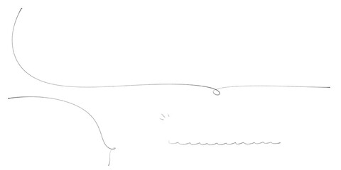 細い鉛筆タッチで書かれた、手書きの大人おしゃれなふきだし