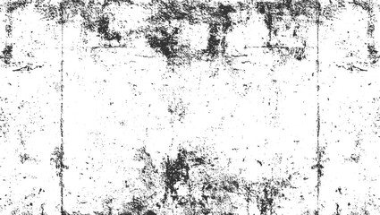 Obraz premium Black and white textured grunge background with distressed concrete surface and scattered dark speckles
