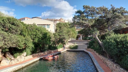 rues de Porto Rotondo en Sardaigne