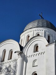 Boris and Gleb Cathedral close up architectural view