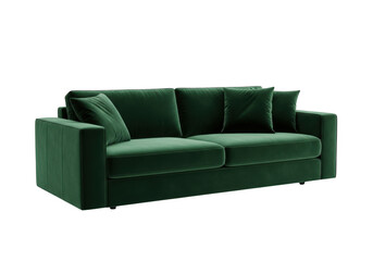 Sofa isolated on transparent background