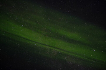 Green Dark Night Sky Abstract