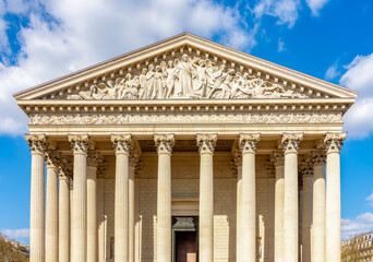 Naklejka premium Madeleine Church (La Madeleine) in Paris, France