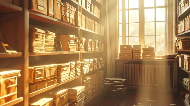 Sunlight library interior