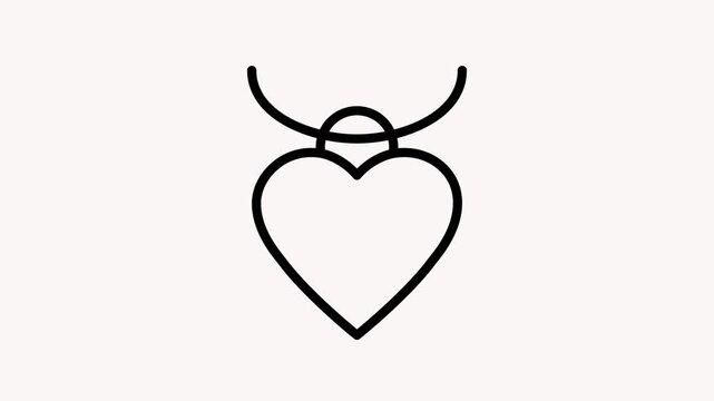 Heart Necklace Animation Icon