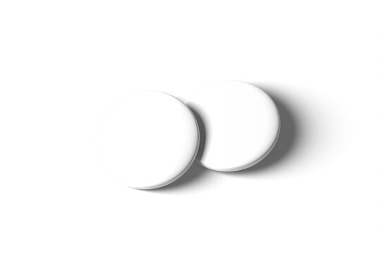 Pin Badge Blank Mockup