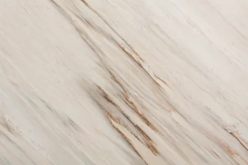 Fotobehang Marmer Light beige marble surface, with brown lines, abstract backgroun  © Dmytro Synelnychenko