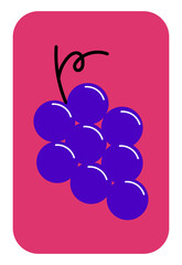 Apple Badge Sticker Illustration