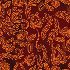 seamless floral motif in vector suitable for fabric, background, wallpaper, covers, etc