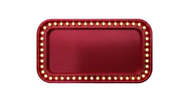 Retro Marquee Sign with Lights