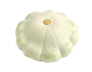 Fresh white pattypan squash organic vegetable food