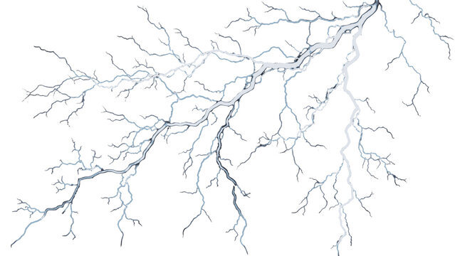 River delta illustration showing water flow and tributaries from an aerial viewpoint